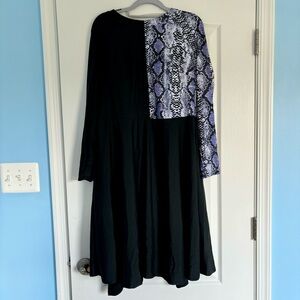 1XL Modest Black Abaya Swimsuit